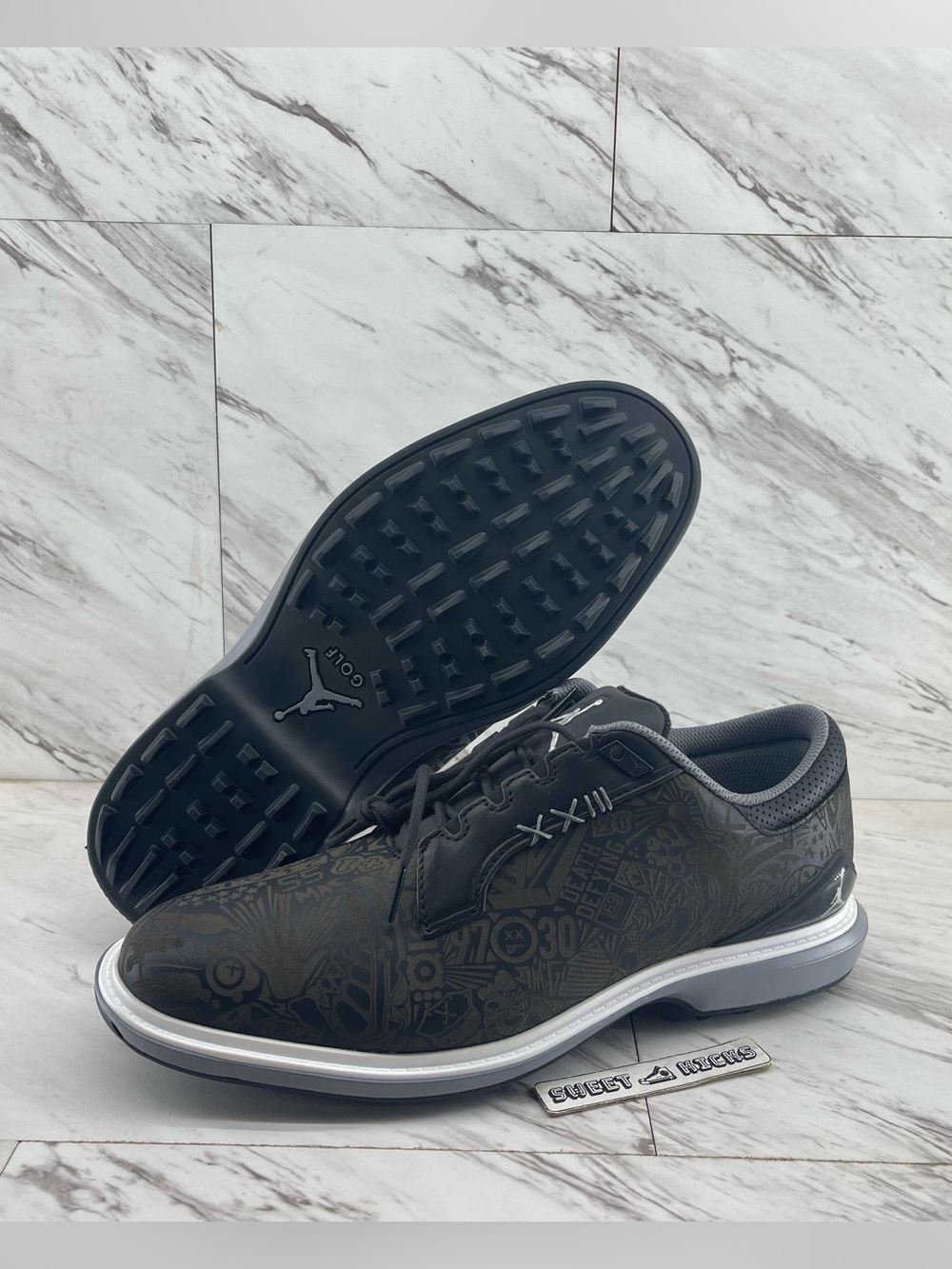 Nike Air Jordan ADG 5 Laser Brown Spikeless Golf Shoes